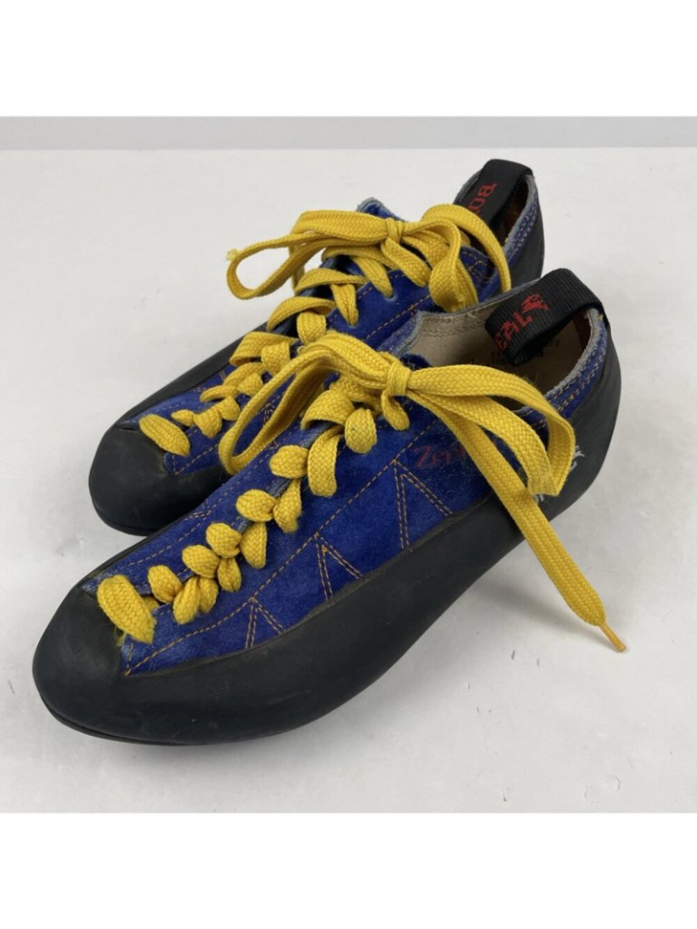 Boreal Zephyr Rock Climbing Shoes US 6.5/UK 5.5/EUR 37.75 Fusion S2 Blue Yellow - Picture 2 of 9